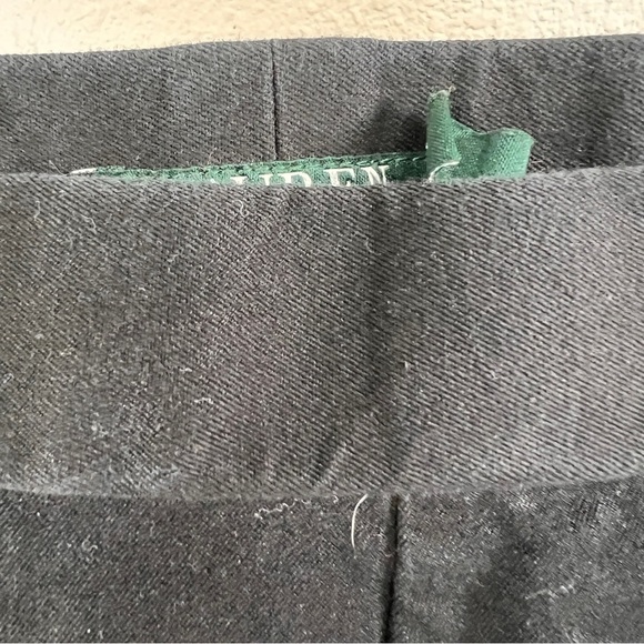 LAUREN RALPH LAUREN GREEN LABEL Black Skinny  Leggings. Size 16W.  Elastic Waist - Picture 2 of 9